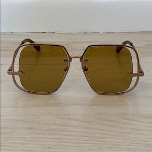 KAREN WALKER - Hypatia square oversized sunglasses